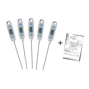 Kit 5 Termômetros Espeto DT-625 + Certificado